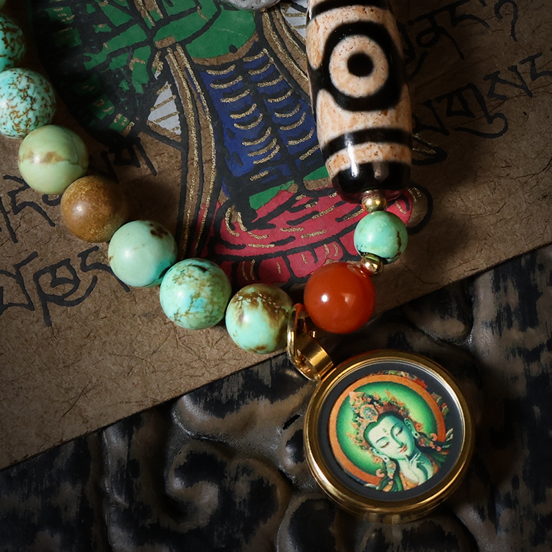 Tangka Turquoise Dzi Bead Bracelet -Family Harmony & Remove Bad EnergyGLETERYTraditional Chinese Jian Zhan ceramic teacup