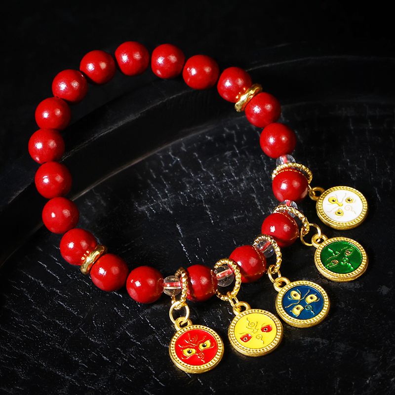 Five Wealth Gods Thangka Cinnabar Bracelet-Peace at Home & Remove Bad EnergyGLETERYTraditional Chinese Jian Zhan ceramic teacup