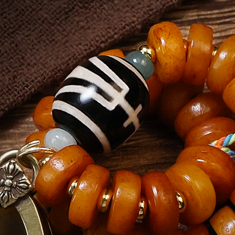 Tibetan Yak Bone Bracelet-More Energy & Faith & TrustGLETERYTraditional Chinese Jian Zhan ceramic teacup