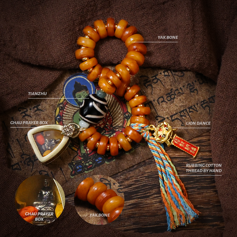 Tibetan Yak Bone Bracelet-More Energy & Faith & TrustGLETERYTraditional Chinese Jian Zhan ceramic teacup