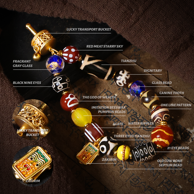 Tibetan Tianzhu Multi Treasure Bracelet -Calm Feelings & Strong ProtectionGLETERYTraditional Chinese Jian Zhan ceramic teacup