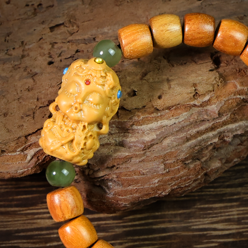 Hand-Carved Natural Wood Tara Bracelet- Stay Grounded & Good MoodGLETERYTraditional Chinese Jian Zhan ceramic teacup