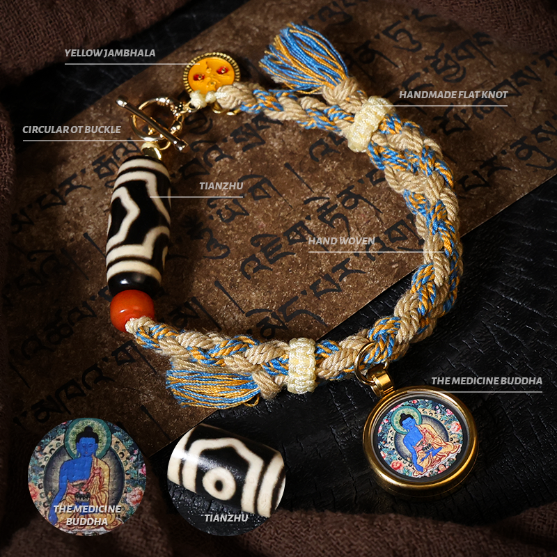 Tibetan Thangka Dzi Beads Woven Bracelet-Safe Travels & Less StressGLETERYTraditional Chinese Jian Zhan ceramic teacup