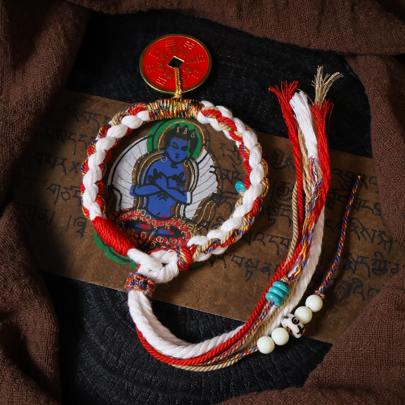 Mountain Spirit Coin Tibetan Thangka Woven Bracelet- Safe Travels & Strong ProtectionGLETERYTraditional Chinese Jian Zhan ceramic teacup
